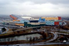 The American Dream Meadowlands, a subsidized mall in northern New Jersey, has been beset by delays, cost overruns, bribery, and racketeering -- a case of cronyism that may prefigure the new normal in Trump's America. Photo: Brad Miller via Wikimedia Commons
